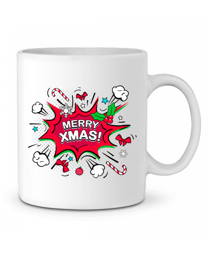 Ceramic Mug Merry XMAS by MaxfromParis