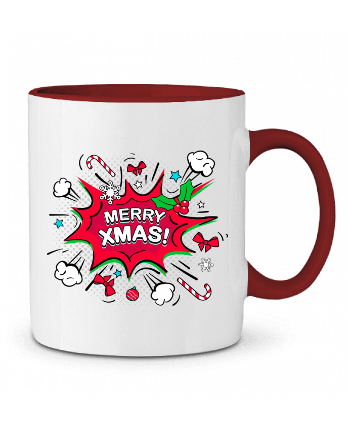 Mug bicolore Merry XMAS MaxfromParis