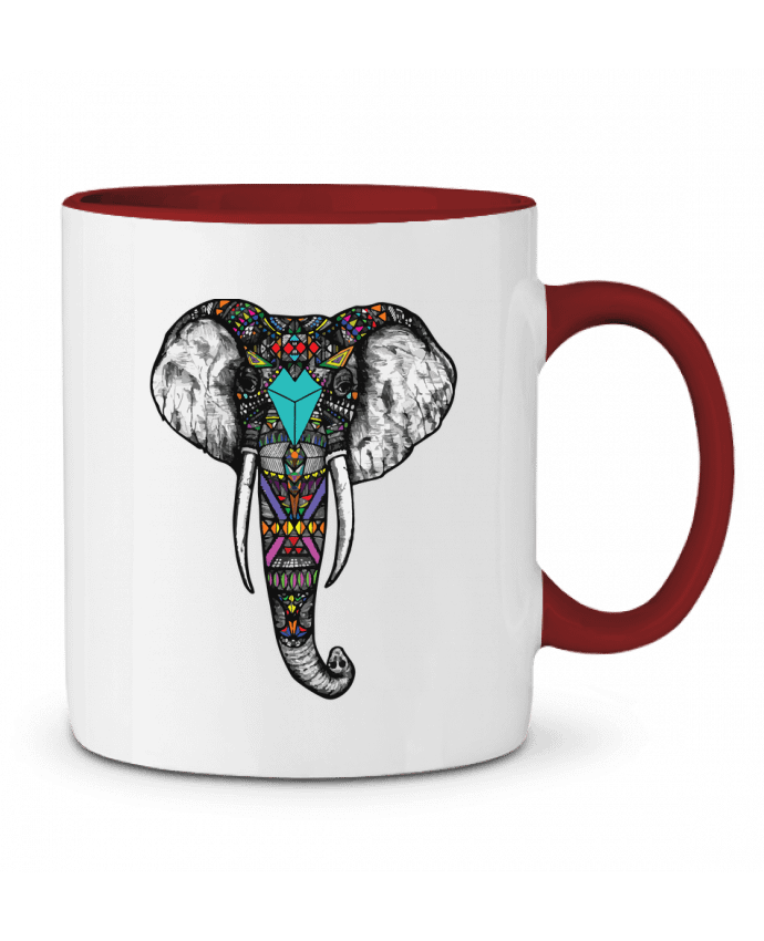 Mug bicolore Éléphant indien jorrie