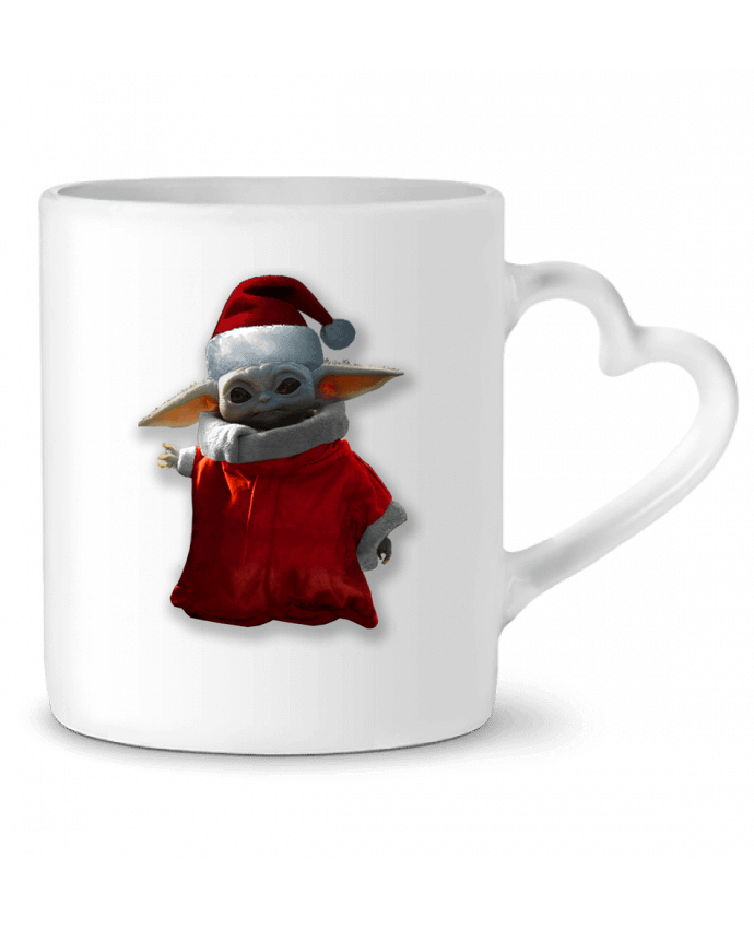 Mug Heart Baby Yoda lutin de Noël by Kaarto