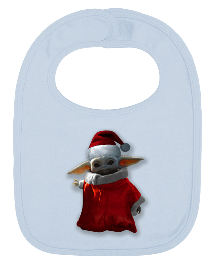 Bavoir bébé uni Baby Yoda lutin de Noël par Kaarto