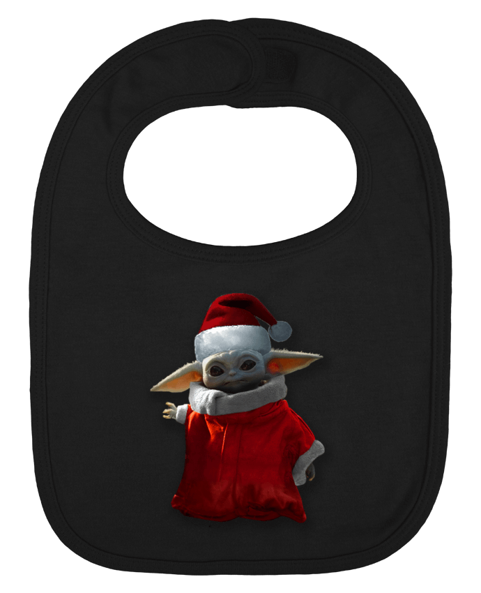 Bavoir bébé uni Baby Yoda lutin de Noël par Kaarto