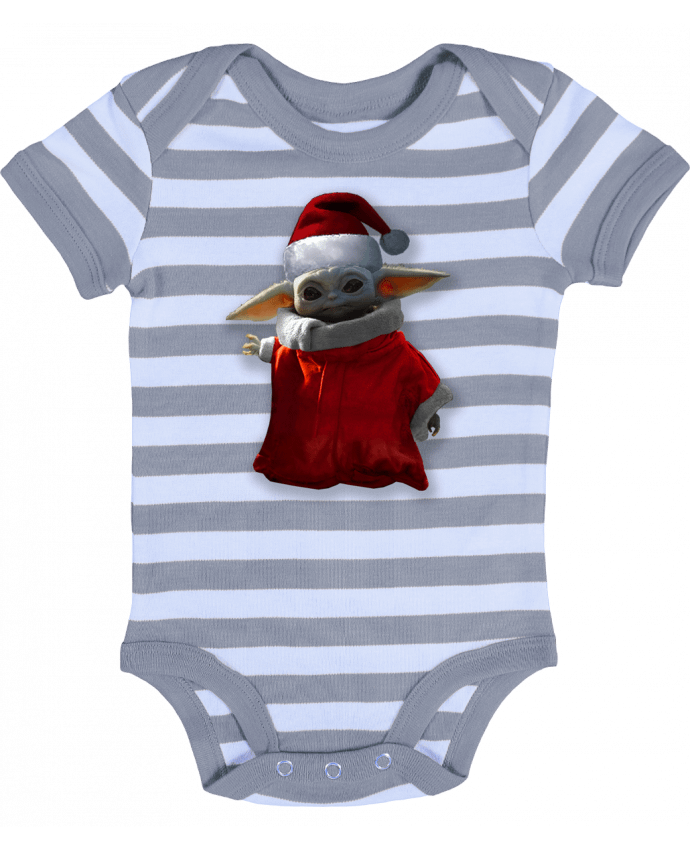 Baby Body striped Baby Yoda lutin de Noël - Kaarto