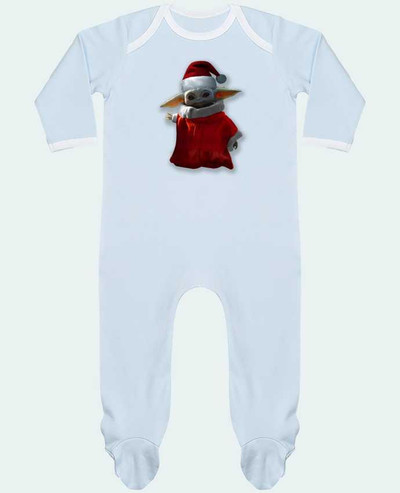 Body Pyjama Bébé Baby Yoda lutin de Noël par Kaarto