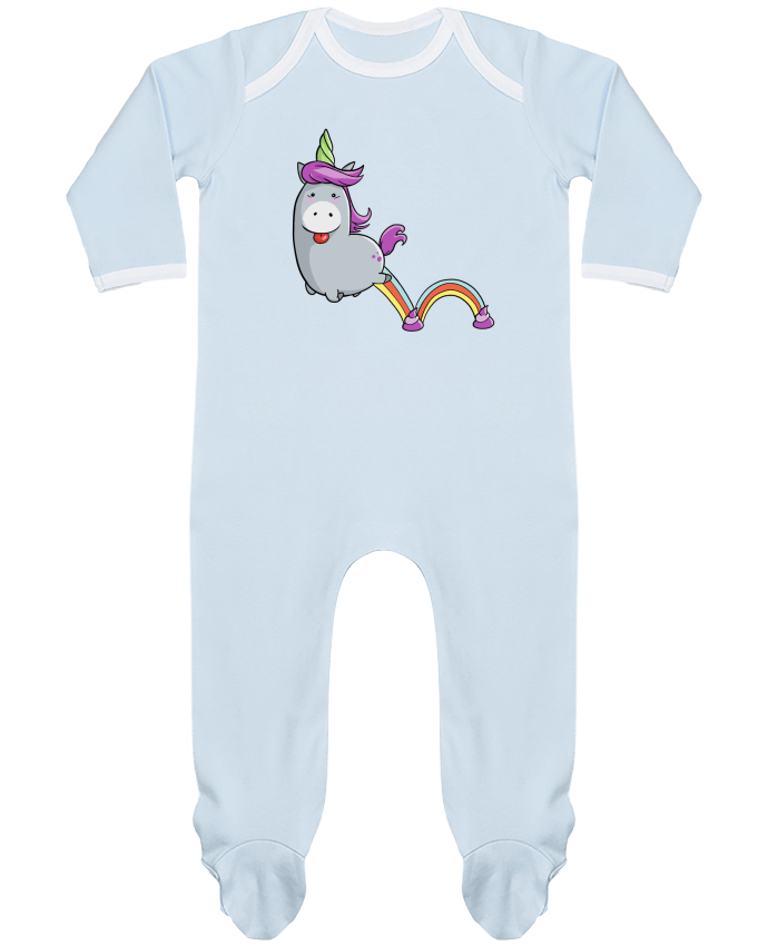 Baby Sleeper long sleeves Contrast Licorne sautillante by Tomi Ax - tomiax.fr
