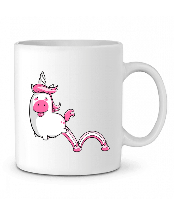 Taza Cerámica Licorne Sautillante - Version rose por Tomi Ax - tomiax.fr