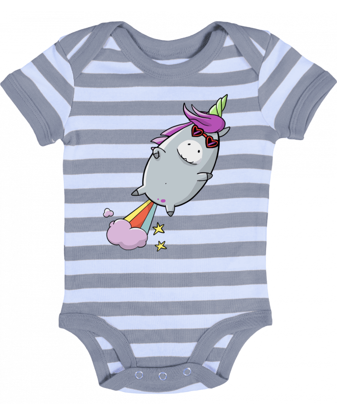 Baby Body striped Licorne à propulsion naturelle - Tomi Ax - tomiax.fr