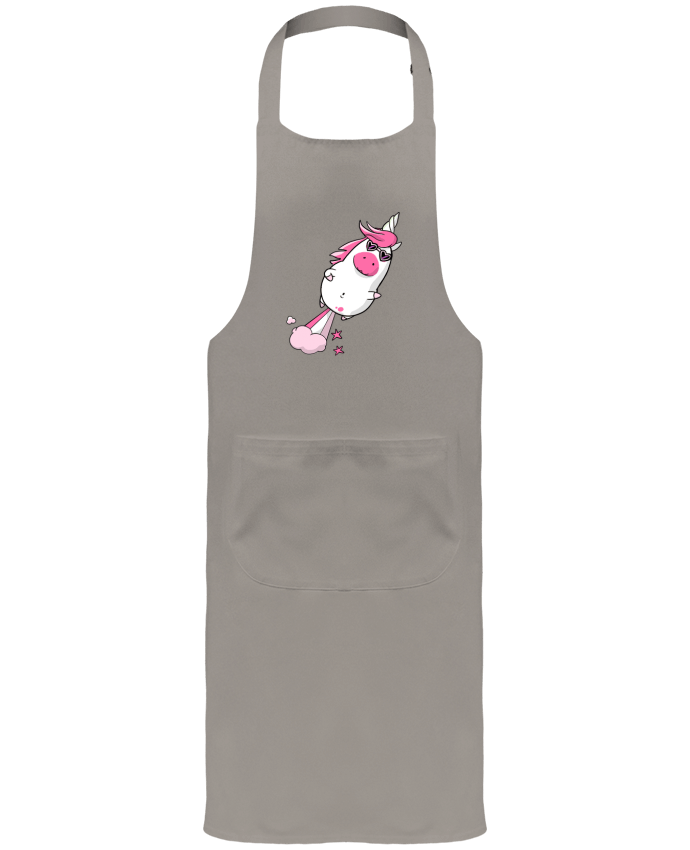 Tablier avec poches Licorne à propulsion naturelle - version 2 par Tomi Ax - tomiax.fr