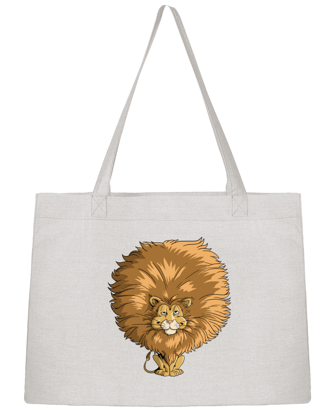 Shopping tote bag Stanley Stella Lion à grosse crinière by Tomi Ax - tomiax.fr