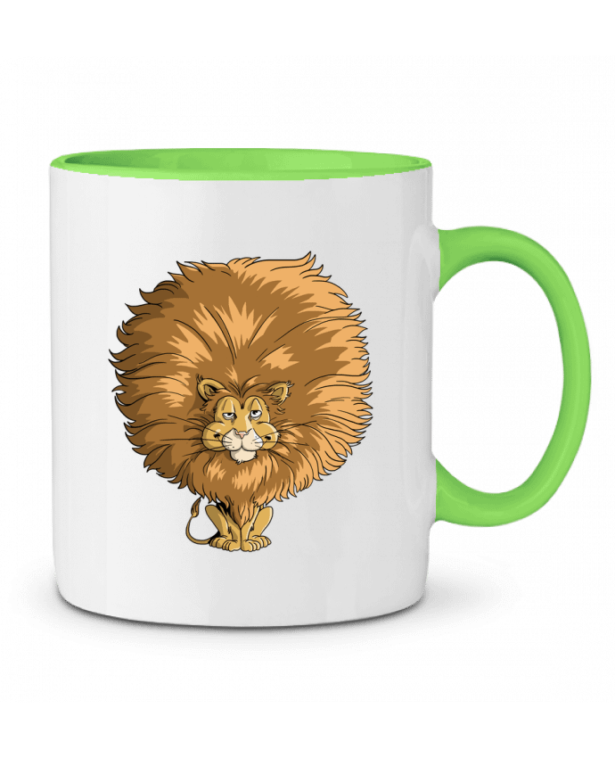 Mug bicolore Lion à grosse crinière Tomi Ax - tomiax.fr