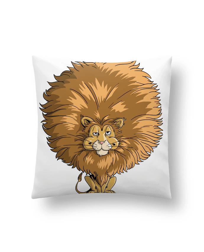 Coussin Lion à grosse crinière par Tomi Ax - tomiax.fr