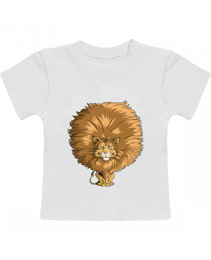 Camiseta Bebé Manga Corta Lion à grosse crinière manches courtes du designer Tomi Ax - tomiax.fr