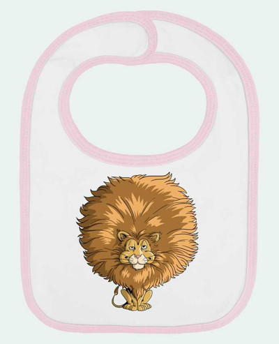 Bavoir bébé uni Lion à grosse crinière par Tomi Ax - tomiax.fr