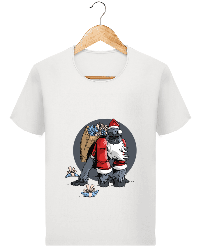  T-shirt Homme vintage Le Noël du Gorille par Tomi Ax - tomiax.fr