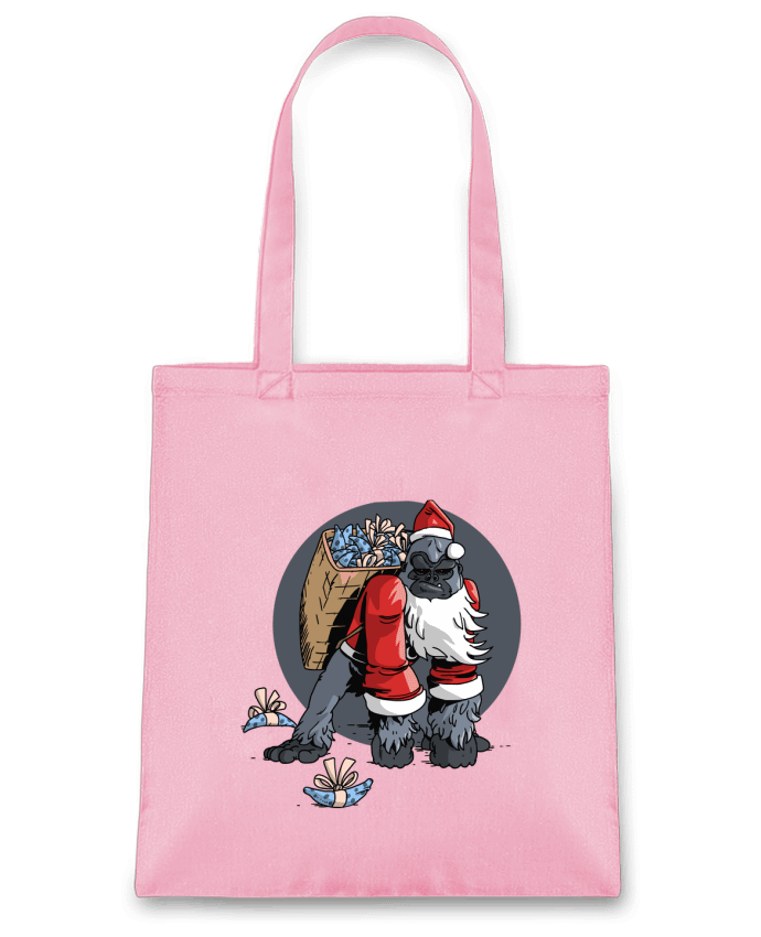 Tote Bag cotton Le Noël du Gorille by Tomi Ax - tomiax.fr