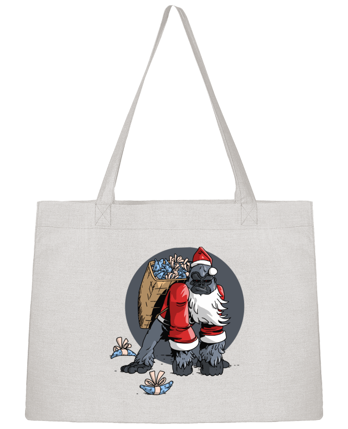 Sac Shopping Le Noël du Gorille par Tomi Ax - tomiax.fr