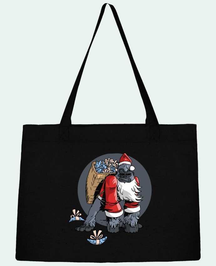 Shopping tote bag Stanley Stella Le Noël du Gorille by Tomi Ax - tomiax.fr