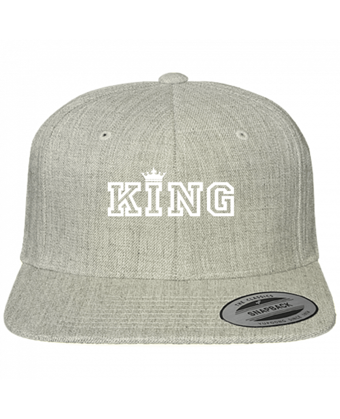 Snapback classique brodé King 01 par tunetoo