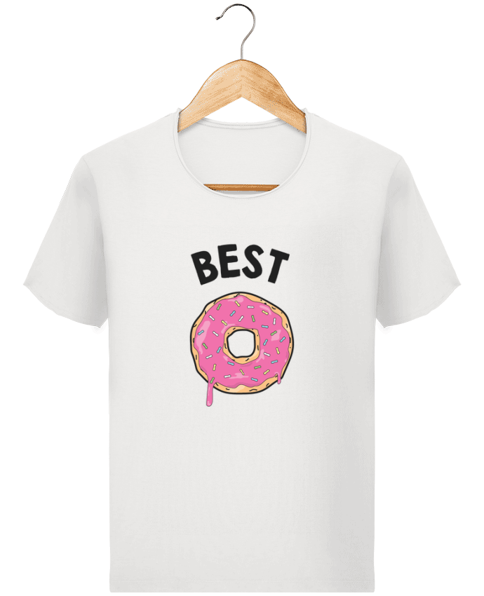  T-shirt Homme vintage Best Friends donut coffee par tunetoo