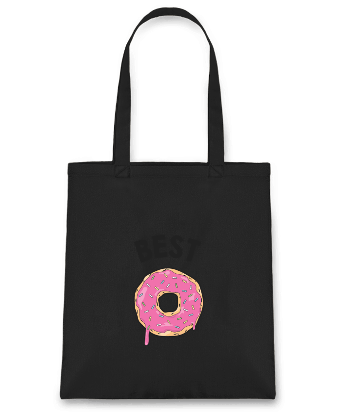 Tote Bag cotton Best Friends donut coffee by tunetoo