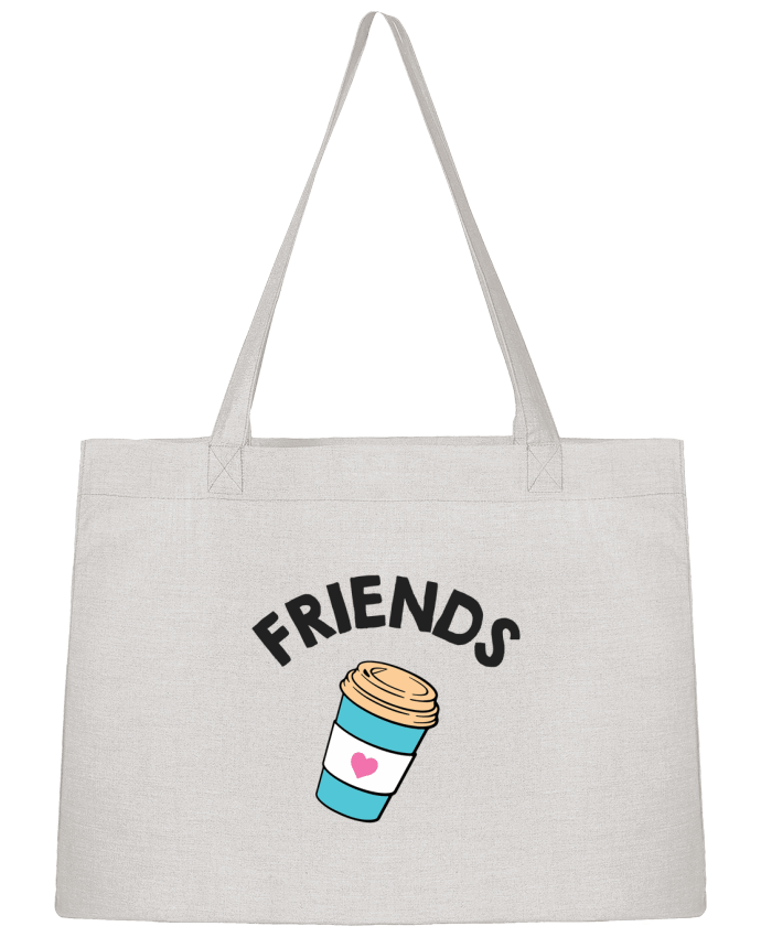 Sac Shopping Best Friends donut coffee par tunetoo