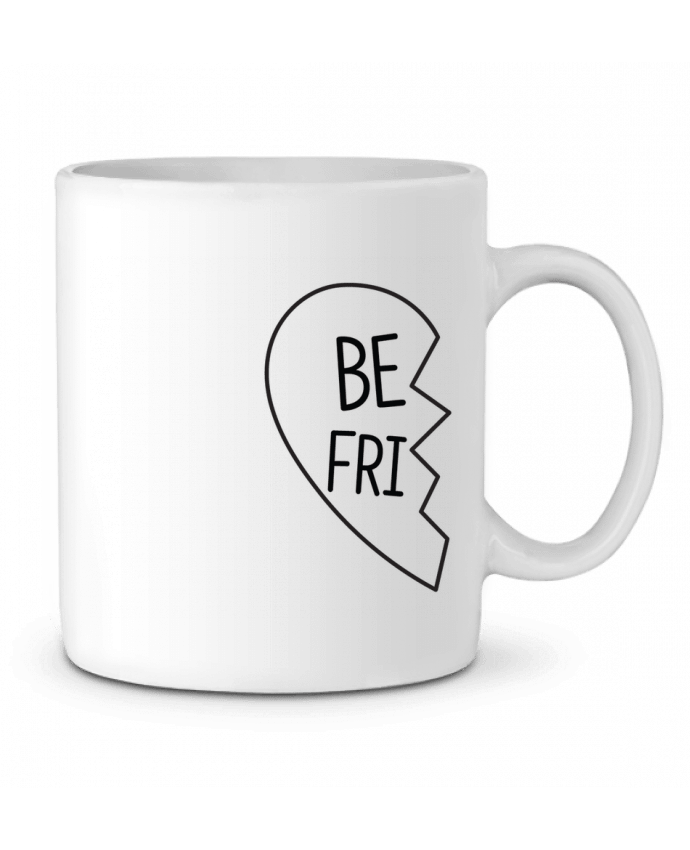 Ceramic Mug Best Friend coeur brisé by tunetoo