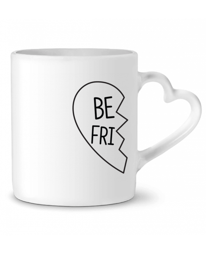 Taza Corazón Best Friend coeur brisé por tunetoo