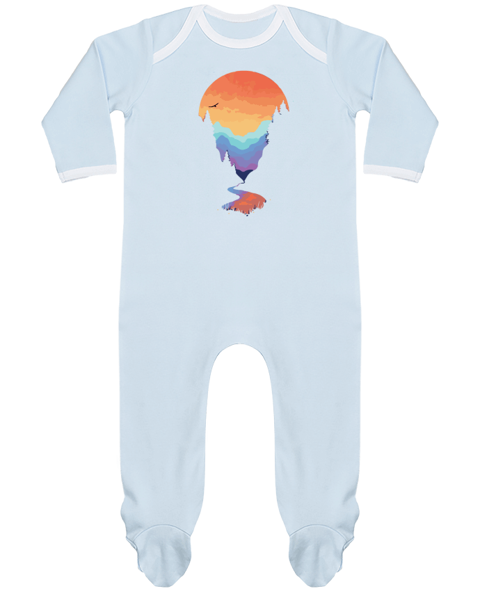 Body Pyjama Bébé Paysage de montagne par jorrie