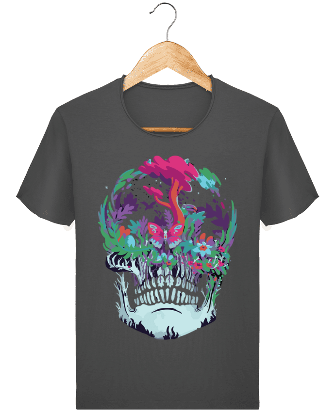  T-shirt Homme vintage Skull nature par jorrie