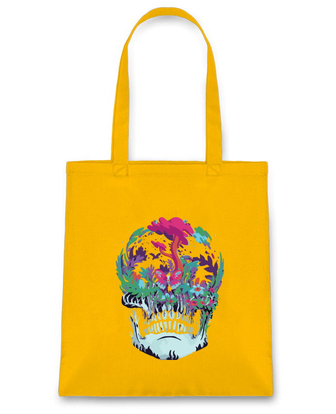 Tote Bag cotton Skull nature by jorrie