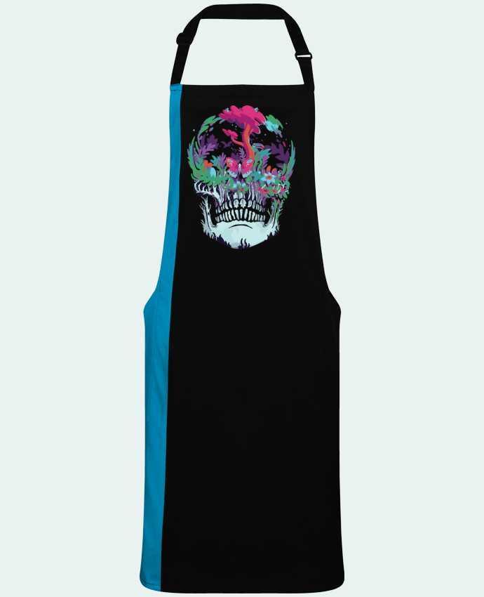 Two-tone long Apron Skull nature by  jorrie