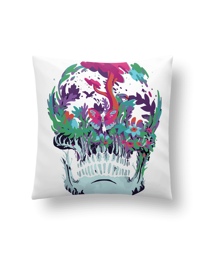 Cushion synthetic soft 45 x 45 cm Skull nature by jorrie