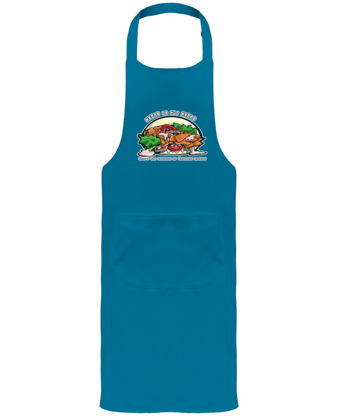 Garden or Sommelier Apron with Pocket Kebab or not Kebab ? by Tomi Ax - tomiax.fr
