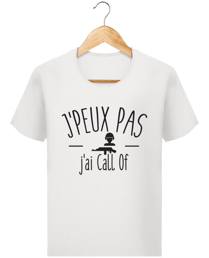 T-shirt Men Stanley Imagines Vintage Je peux pas j'ai call of by FRENCHUP-MAYO