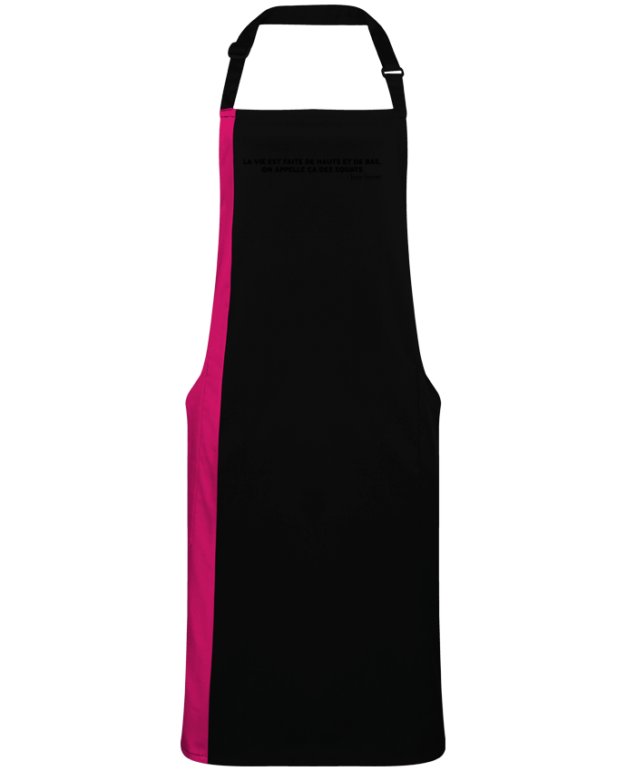 Two-tone long Apron La vie est faite de hauts et de bas - Homme by  tunetoo