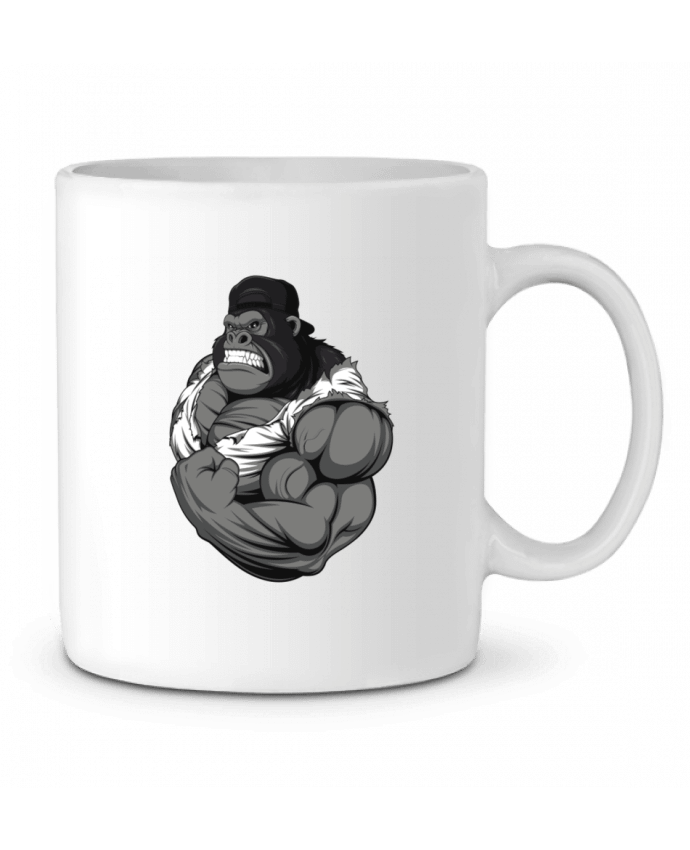 Ceramic Mug Strong Gorilla by trainingclothes