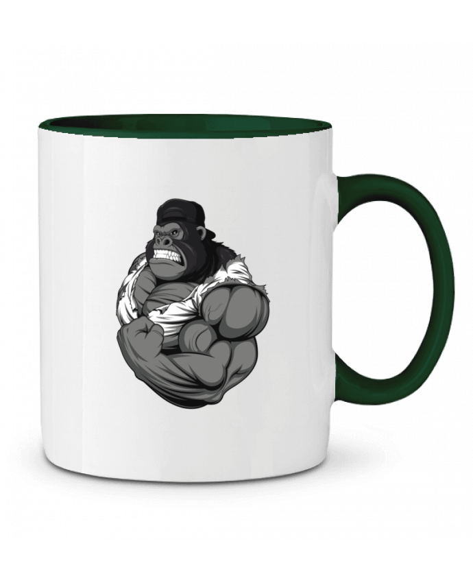 Two-tone Ceramic Mug Strong Gorilla trainingclothes