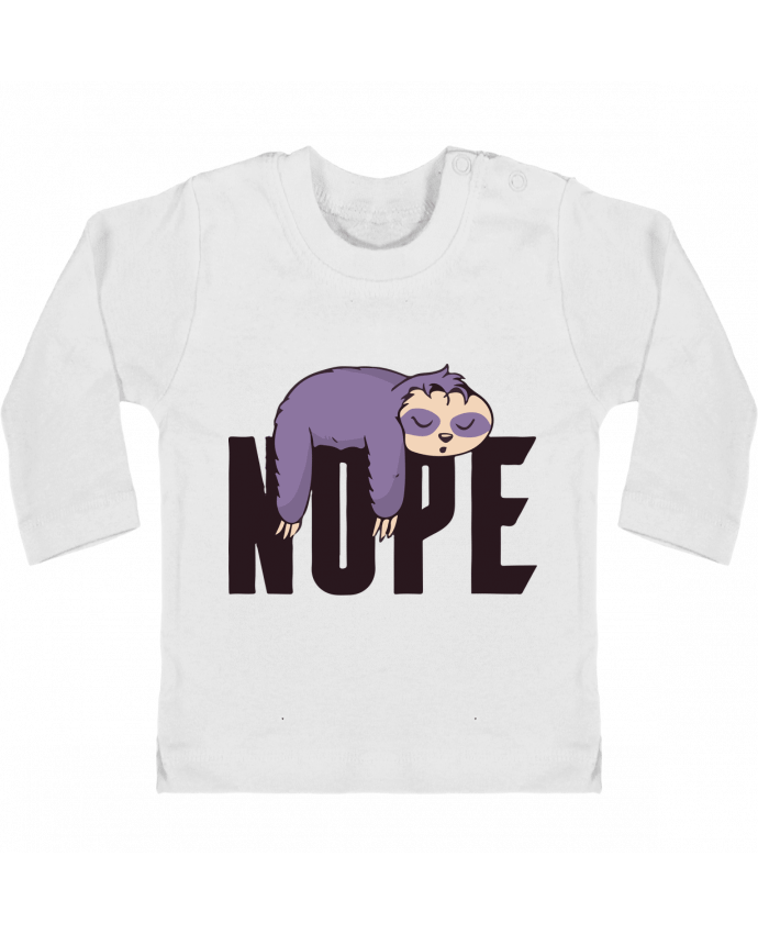 T-shirt bébé Nope - Pas aujourd'hui manches longues du designer jorrie