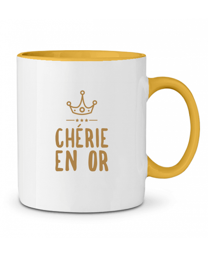 Two-tone Ceramic Mug Chérie en or tunetoo