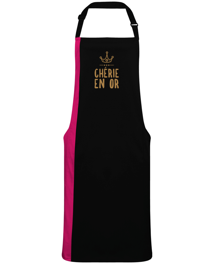 Two-tone long Apron Chérie en or by  tunetoo