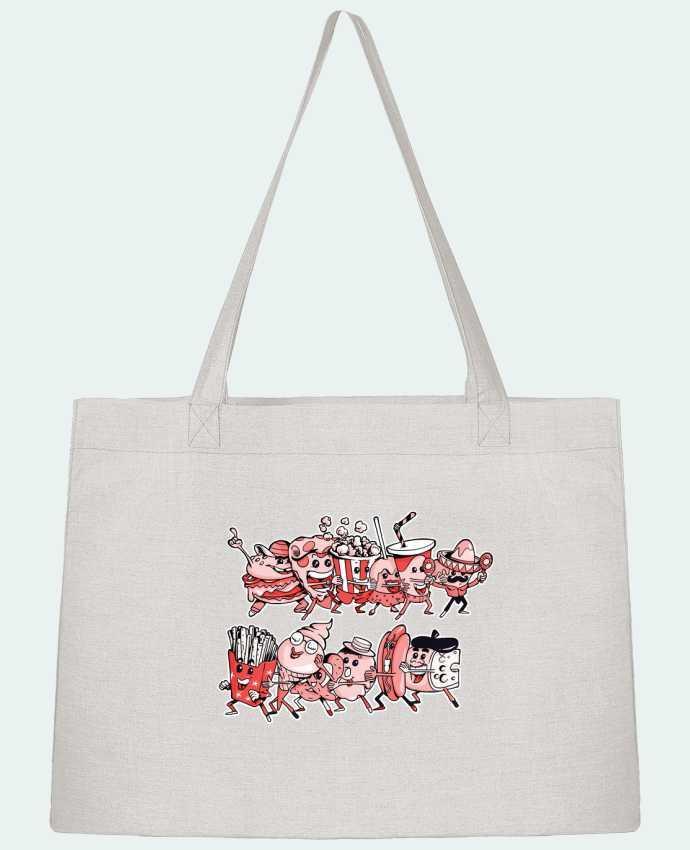 Shopping tote bag Stanley Stella Snacking et fiesta by Tomi Ax - tomiax.fr