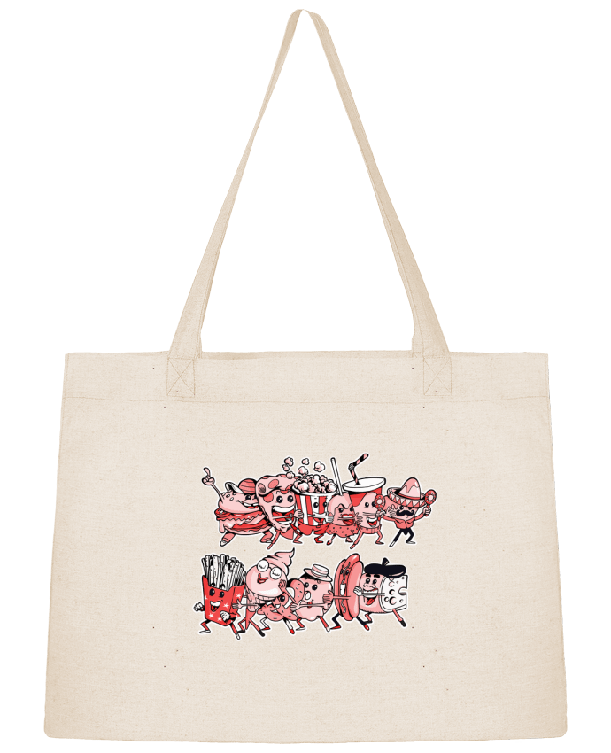 Shopping tote bag Stanley Stella Snacking et fiesta by Tomi Ax - tomiax.fr