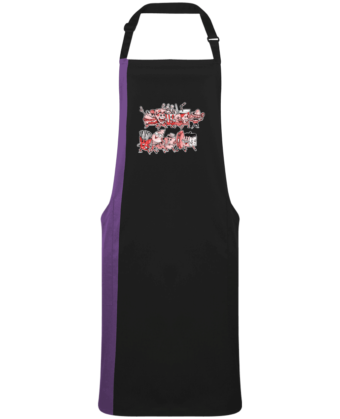 Two-tone long Apron Snacking et fiesta by  Tomi Ax - tomiax.fr