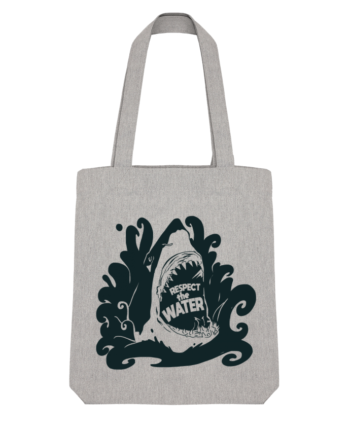 Tote Bag Stanley Stella Respect the Water - Shark par Tomi Ax - tomiax.fr 