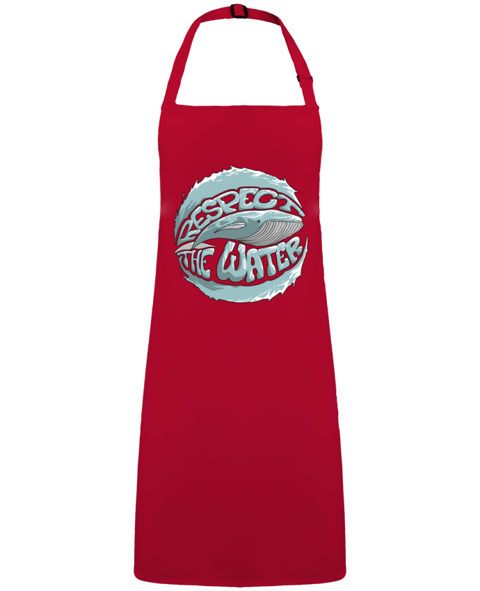 Apron no Pocket REspect the Water - Whale by  Tomi Ax - tomiax.fr