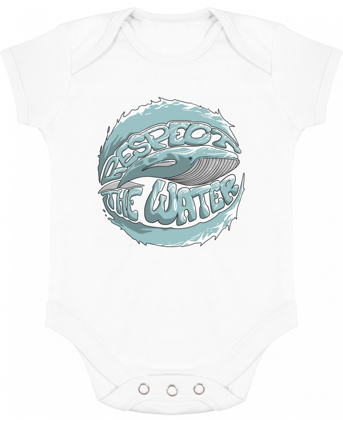 Baby Body Contrast REspect the Water - Whale by Tomi Ax - tomiax.fr