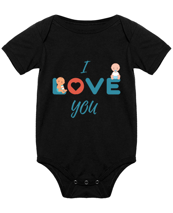 Body bébé I love you par Lovebebe