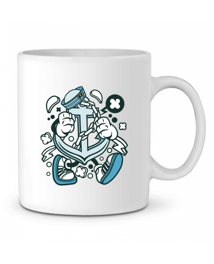 Ceramic Mug Ancre de bateau Cartoon | By Kap Atelier Cartoon by Kap Atelier