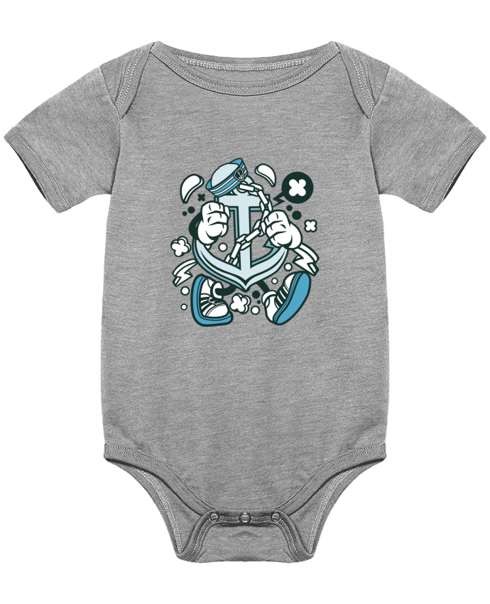 Baby Body Ancre de bateau Cartoon | By Kap Atelier Cartoon by Kap Atelier