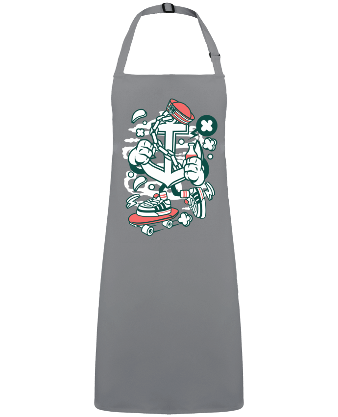 Tablier Ancre Skateboard Cartoon | By Kap Atelier Cartoon par  Kap Atelier